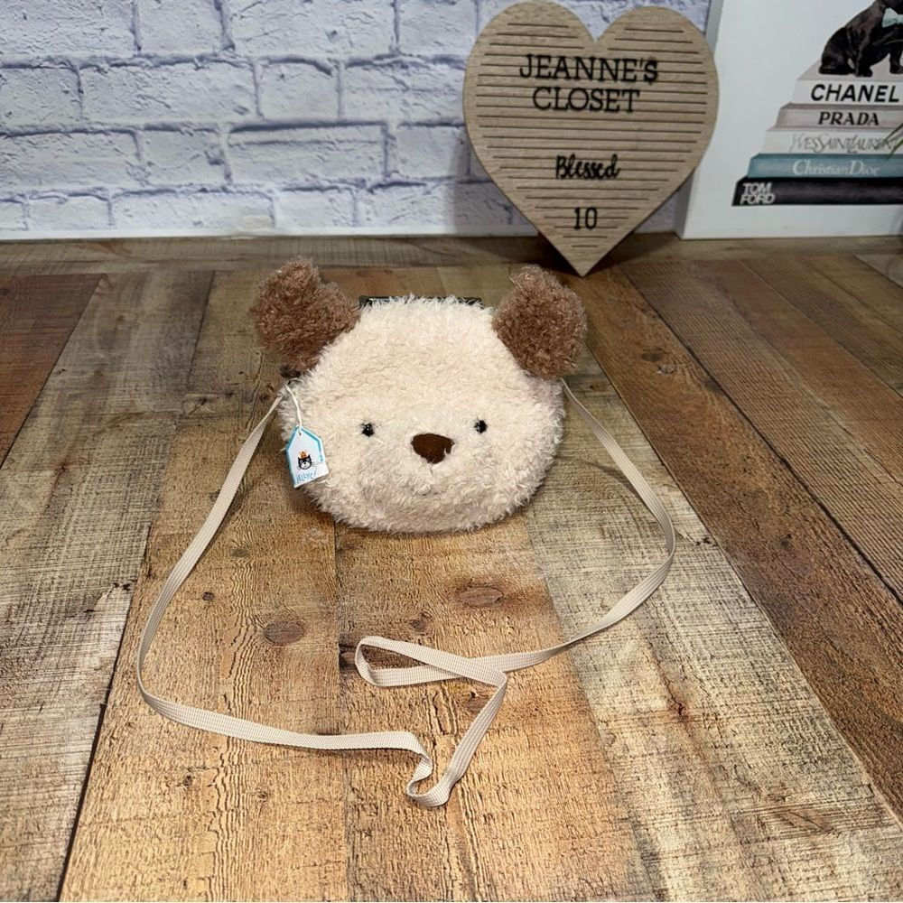 Jellycat Little Pup Plush Bag 9" Puppy Dog NEW - Picture 13 of 15